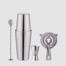 Stainless steel bartender wine set . 750ml Boston shaker shaker bar tool shaker glass