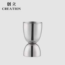 30/60ml stainless steel round head measuring cup. Red wine cocktail ounce cup. Bar milk tea tool mixing cup
