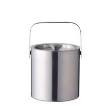 Stainless steel double-layer ice bucket. Insulation beer ice bucket. Hotel wine and champagne set