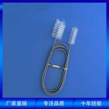 Stainless steel aquarium filter cleaning brush. Glass tube water pipe cleaning brush. Spring brush. Stainless steel brush. Double head spring brush