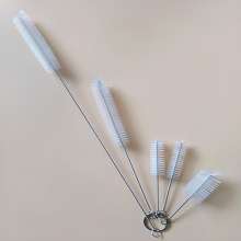 Stainless steel cleaning brush fish tank aquarium brush. Five-piece set of fish tank cleaning brush. Brush