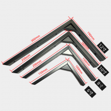 Stainless Steel Square Tube Bracket Tripod Triangle Bracket Tripod Iron Shelf Wall Mount Nine Rack Wall Mounting Angle Iron Wall Shelf Stainless Steel Bracket