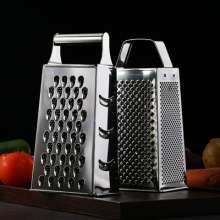 Stainless steel grater vegetable cutter . Potato shredding tool . Kitchen multifunctional manual household grater