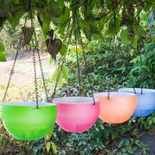 Meixuan Chinese style hanging basket flowerpot. Hanging water-absorbing flowerpot.