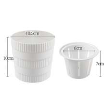 Meixuan Plastic Industry Self-absorbent resin succulent flower pot. Thickened lazy creative Nordic flower pot. Potted plant
