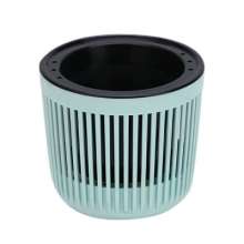 Meixuan hollow striped hydroponic flower pot. Self-absorbent plastic resin PP water storage flower pot green dill flower pot. Potted plant