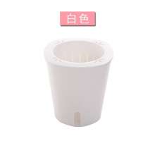 Lazy flower pot automatic water absorption creative succulent flower pot. Potted. Resin hydroponic potted large round plastic flowerpot