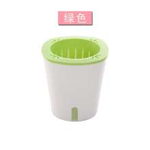 Lazy flower pot automatic water absorption creative succulent flower pot. Potted. Resin hydroponic potted large round plastic flowerpot
