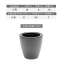 Meixuan Plastic Industry Self-absorbent lazy flowerpot. Plastic flowerpot Potted plant. PP resin imitation rattan hydroponic green plant small pot