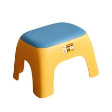 Plastic small stool bench. Living room stool. Creative thickening toilet non-slip stool for household children's dining chair