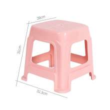 Plastic stool thickened household adult low stool. Stool. Nordic bathroom coffee table cooked plastic small square stool