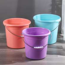 Household portable plastic bucket. Thickened large bucket for water storage. Bath bucket for dormitory students