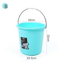 Household portable plastic bucket. Thickened large bucket for water storage. Bath bucket for dormitory students