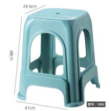 Plastic stool thickened household simple modern dining table and chair. Adult strong stool. Stool