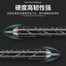 Alloy cross drill bit four-edged six-handle all-ceramic tile ceramic tile glass marble multi-purpose hole opener