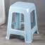 Household thickened plastic stool. Nordic living room high bench simple square stool. Chair. Adult dining table cooked plastic chair