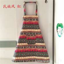 Korean version thickened canvas printed apron factory wholesale size can be customized by customers. Apron
