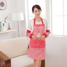 Korean style apron simple thick apron sleeves .Aprons