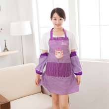 Korean style apron simple thick apron sleeves .Aprons