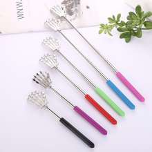 Mechanical hand tickle. Stainless steel multifunctional household filial hand retractable tickle