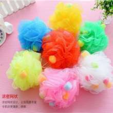 Ultra-low-cost wholesale sponge 30g multi-color mixed batch rubbing artifact bath ball. Bath ball