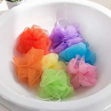 Small color bath ball. Back rub. Bath flower. Bath towel. Toiletries 8g