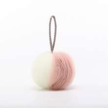 Soft multi-bubble bath ball. Rubbing tool. Bath two-color splicing bath flower.