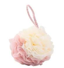 Two-color foaming rich bath ball stitching color. Large bath flower bath ball bath ball