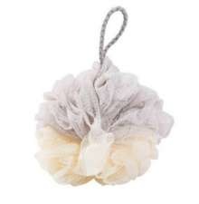 Two-color foaming rich bath ball stitching color. Large bath flower bath ball bath ball