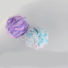 Three-color bath rubbing ball soft bath ball. rubbing bath flower toiletries. Bath ball