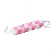 Large two-color bath strip 80g comfortable and soft multi-bubble rubbing back rubbing bath brush. Bath strip
