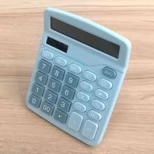 Solar calculator .837 blue pink gift LOGO advertising printing computer