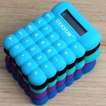004 Silicone Color Gift Calculator .Computer LOGO Customized Gift Promotion Calculator