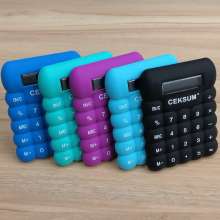 004 Silicone Color Gift Calculator .Computer LOGO Customized Gift Promotion Calculator