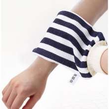 Xinyin Vertical Stripes Thickening Bath Gloves. Bath Towels. Bath Ashes. Bath Towels