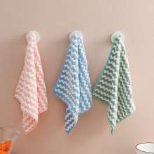 Double-sided lock rag cleaning is not easy to get oily and thick cationic ions. Dishwashing cloth. Wipe tablecloth