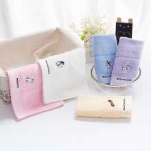 Jie Liya children's towel. Pure cotton soft absorbent plain cotton children's towel can be embroidered logo. Towel