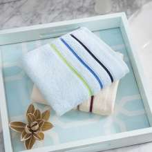 Jie Liya towel . Cotton soft absorbent plain cotton towel embroidered logo Jie Liya 6443 . Towel . Face towel