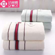 Jie Liya bath towel Soft and absorbent Teddy cotton bath towel with embroidery logo. Jie Liya towel. Face towel 6750