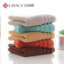 Jie Liya towel pure cotton absorbent plain color thickened cotton towel embroidered logo Jie Liya 7137 .towel .face towel