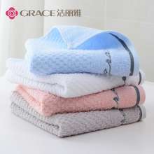 Jie Liya square towel cotton soft absorbent bump wool cotton square embroidered logo. towel. face towel
