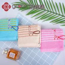 Jie Liya children's towel. Cotton soft absorbent cotton lanyard cute children's towel can be embroidered logo. Towel. Face towel