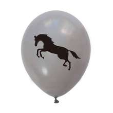 Horse Cowboy Themed Balloons Birthday Party Arrangement Supplies Decoration Set Golden Brown Gray Latex Balloons .Balloons