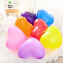 10 inch 2.2g heart-shaped balloon printing macaron wedding balloon thickened latex birthday party .    balloon