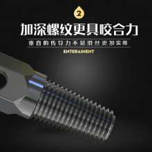 Faucet. Double broken wire extractor. 4 points 6 points water pipe broken pipe triangle valve sliding tooth broken head screw extractor