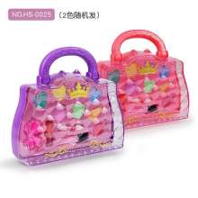 Children's makeup toys suitcase. Play house eye shadow jewelry. Makeup toys. show makeup toys