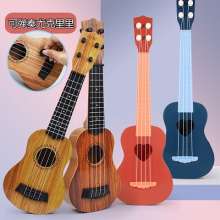 Children's musical instruments. Simulation of large ukulele mini four-string can play enlightenment early education music toy guitar