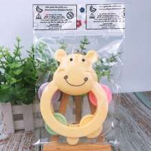 British infants and toddlers hand-held rattle toy cartoon hand-cranked musical instrument early education fun children's toys children's toys, baby toys
