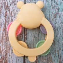 British infants and toddlers hand-held rattle toy cartoon hand-cranked musical instrument early education fun children's toys children's toys, baby toys