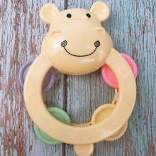 British infants and toddlers hand-held rattle toy cartoon hand-cranked musical instrument early education fun children's toys children's toys, baby toys